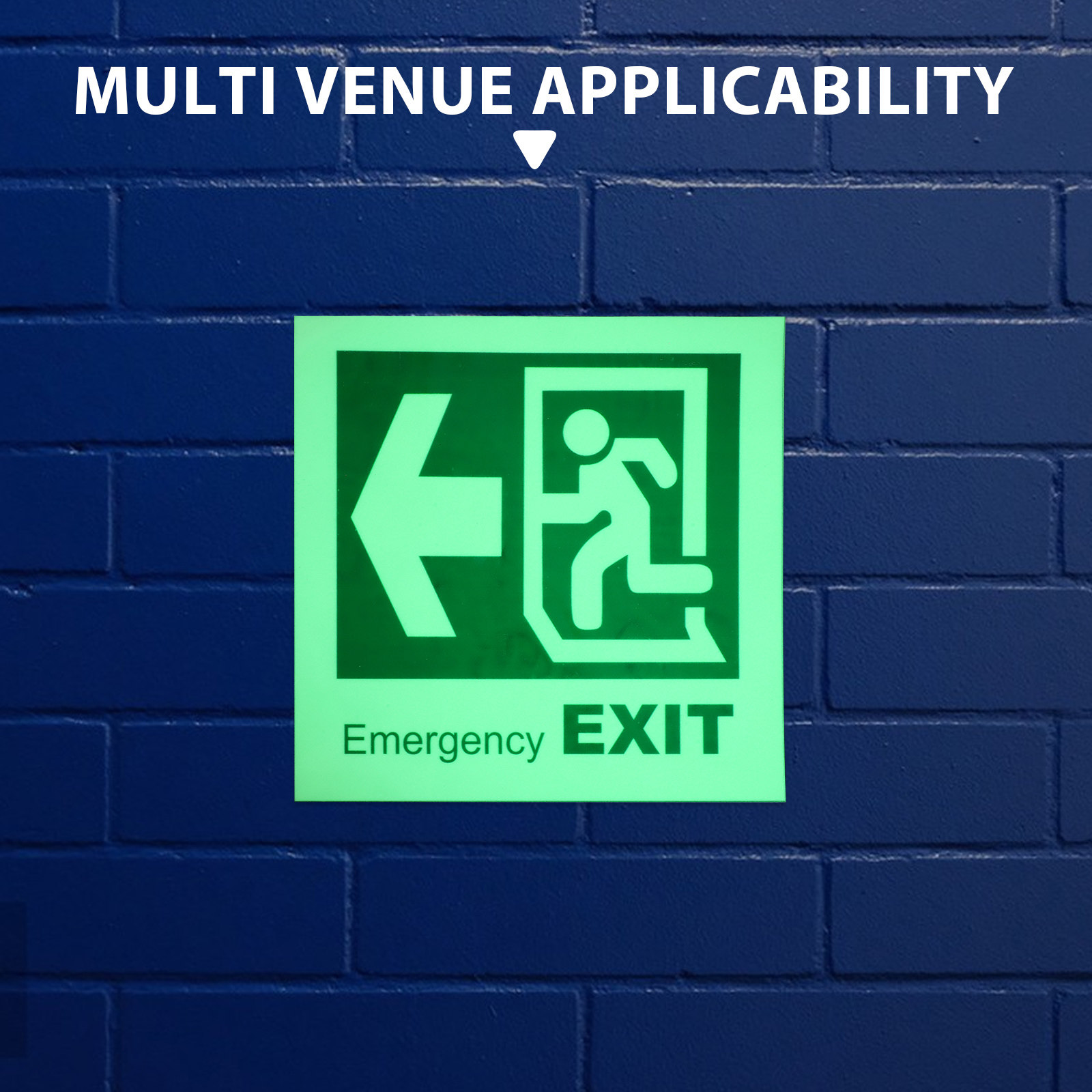 Samoprzylepny, świecący w ciem – Emergency Exit Sign recenzja i cena