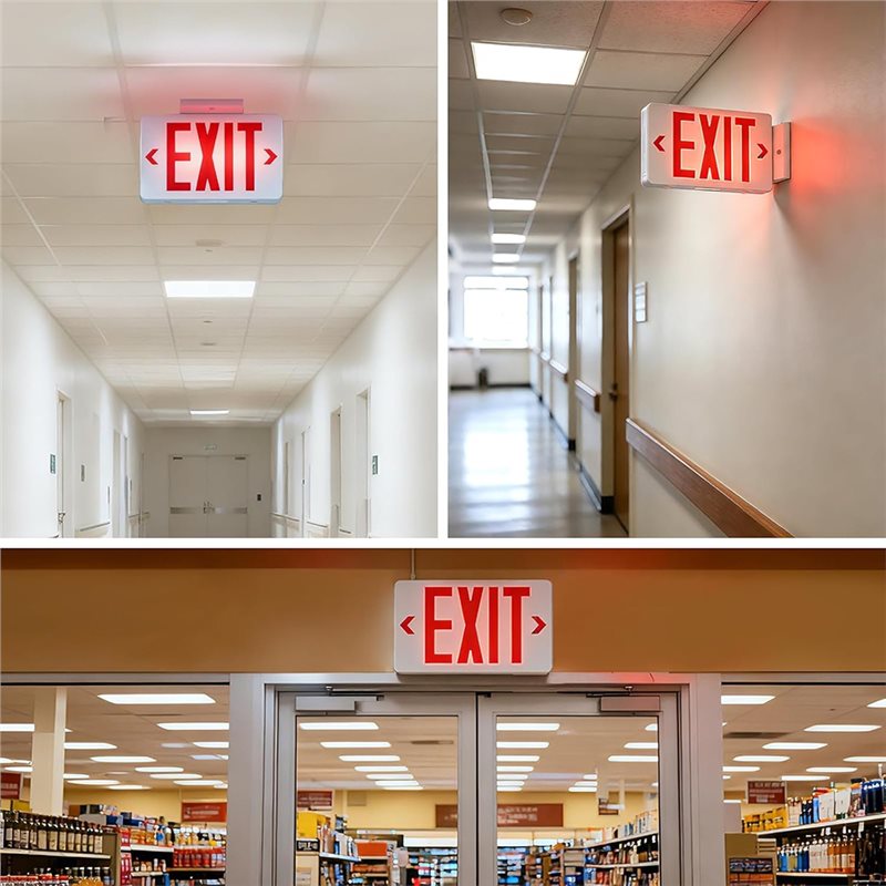 B67C z certyfikatem UL, komerc – Emergency Exit Sign recenzja i cena