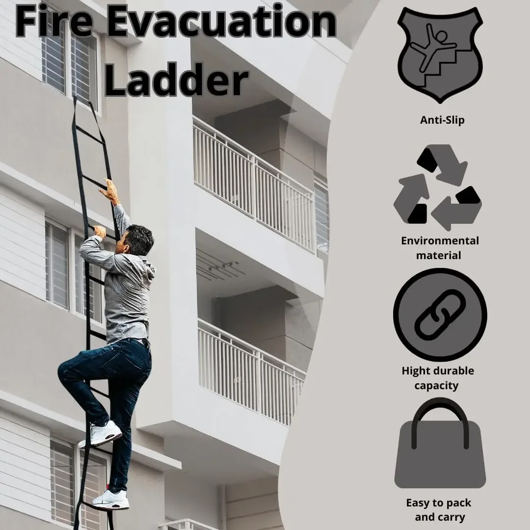 Wielorazowa drabina ewakuacyjn – Fire Escape Ladder recenzja i cena