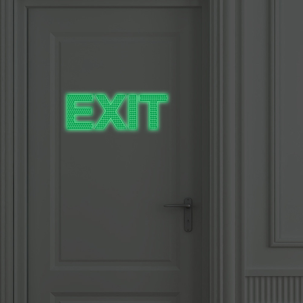 Świecąca w ciemności naklejka  – Emergency Exit Sign recenzja i cena